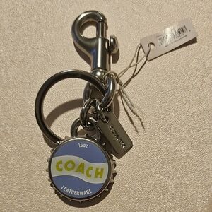 Coach Bottlecap Keychain Charm Fob